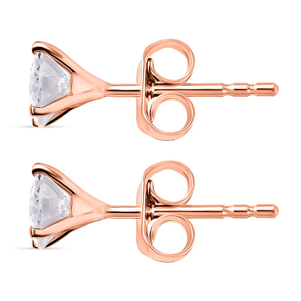 D'Joy Moissanit Schmuckset, 925 Silber ros&eacute;vergoldet - 2,48 ct. image number 9