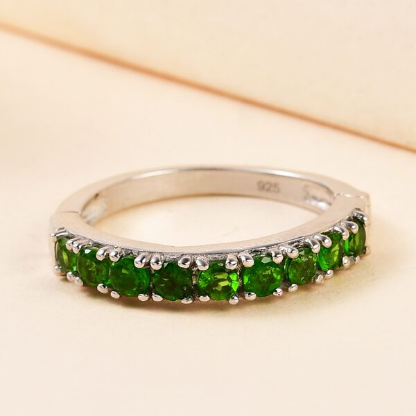 Natürlicher Chromdiopsid-Ring - 1,18 ct. image number 2