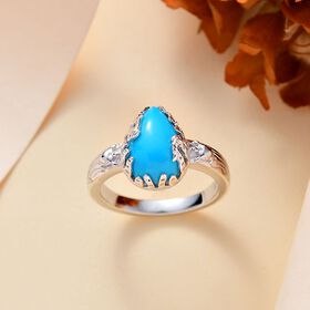 AA Sleeping Beauty Türkis Ring, ca. 2,67 ct.