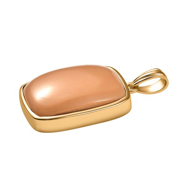 Oregon Karamell Opal Anhänger Messing ca. 12,28 ct. image number 3