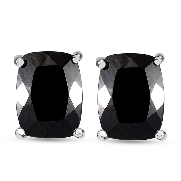 4er-Set, Schwarzer Spinell-Armband, Ring, Ohrstecker und Anhänger - 44,31 ct. image number 8