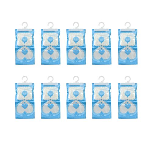 Homesmart: 10er Set, Hängende Luftentfeuchterbeutel, Zitrone image number 0