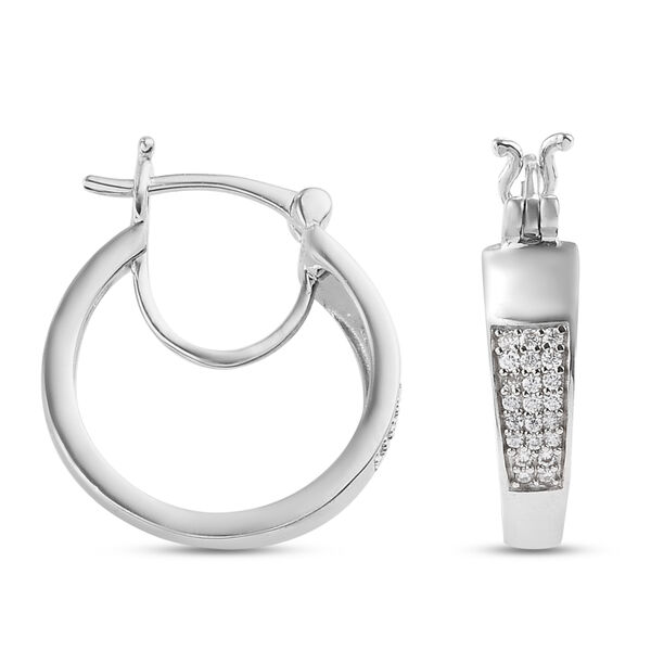 Moissanit Creolen - 0,21 ct. image number 4