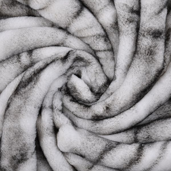 Serenity Night- wolkenweiche Kunstfell-Sherpa-Decke, Weiß image number 9