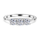 LUXURIANT DIAMOND - Lab Grown Diamant VS-EF SGL zertifiziert Ring, 585 Weißgold  ca. (Größe 21.00) 1.00 ct