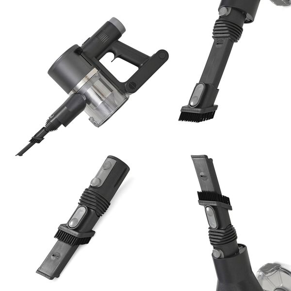 Akku-Staubsauger, BLDC Digitalmotor, 150W, 22,2V, &Uuml;berhitzungs- und Staubschutz, Grau image number 7