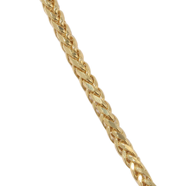 Italienische Spiga-Halskette, ca. 92 cm, 375 Gelbgold ca. 9,69g image number 1
