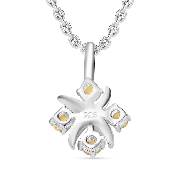 Designer Inspiriert XOXO Gelber Zirkonia Schmuckset 925 Silber und Edelstahl image number 5