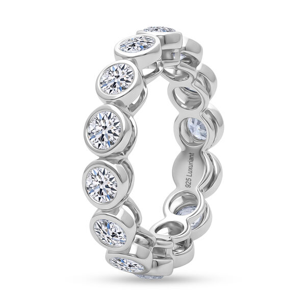 LUXURIANT DIAMOND - Lab Grown Diamant SI-GH SGL zertifiziert Ring 925 Silber Rhodiniert (Gr&ouml;&szlig;e 21.00) ca. 3.00 ct image number 4