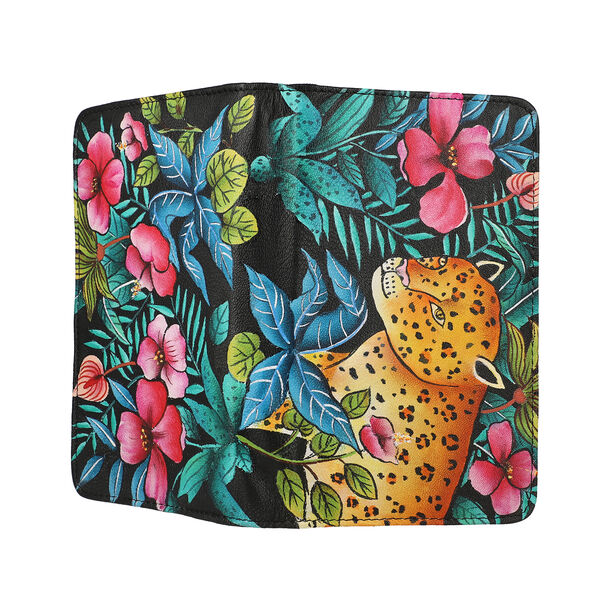 Sukriti handbemalter Schmuck Organizer, Leoparden-Muster, Größe 21,5x12,5x3 cm image number 6