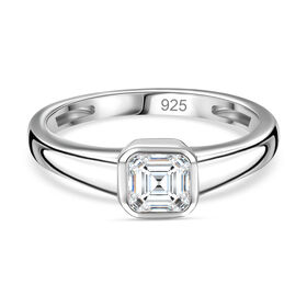 Moissanit Ring, ca. 0,69 ct.