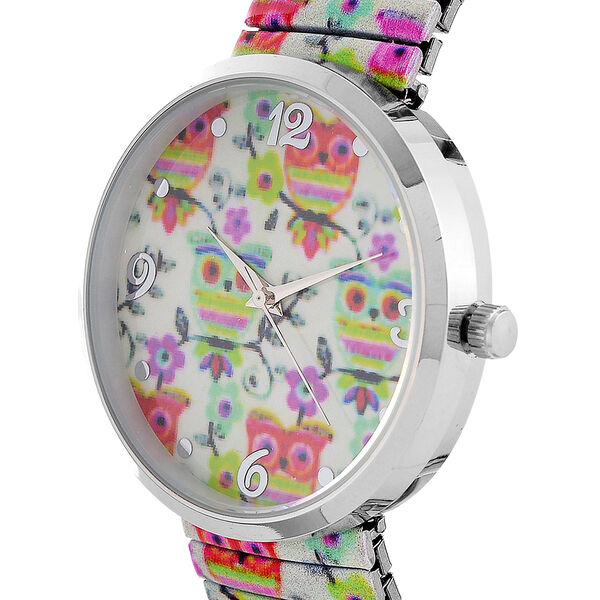 STRADA Armbanduhr &ndash; Eulen-Design, Japanisches Uhrwerk, Wasserresistent image number 4