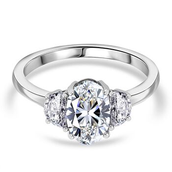 LUXURIANT IGI zertifizierter VS-EF Labor Diamant Ring in 950 Platin - 2 ct.