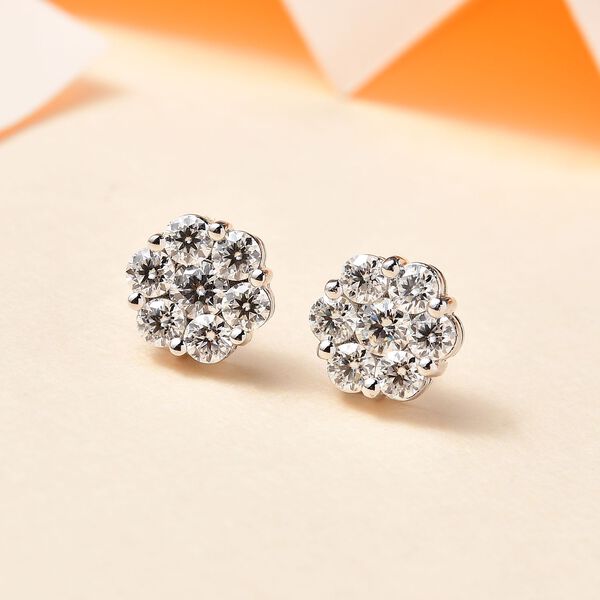 Moissanit Ohrringe - 1,58 ct. image number 2