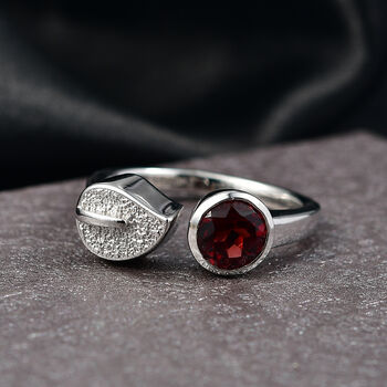 EverTrue roter Granat Ring - 1 ct.
