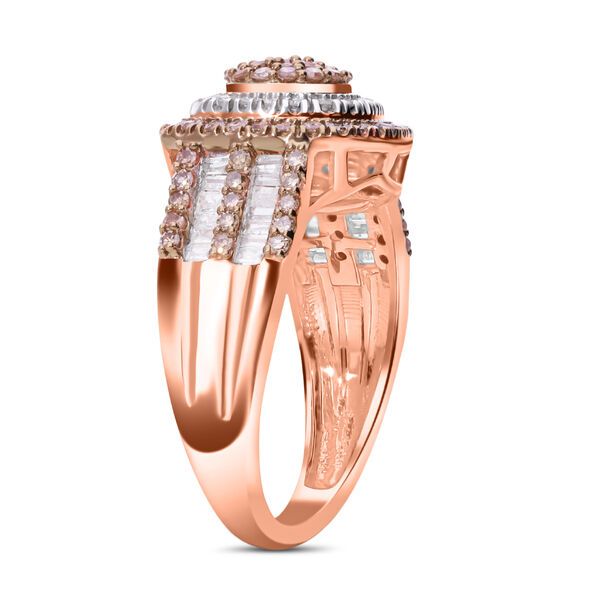 Natürlicher Champagner Diamant Ring, ca. 1.00 ct image number 3