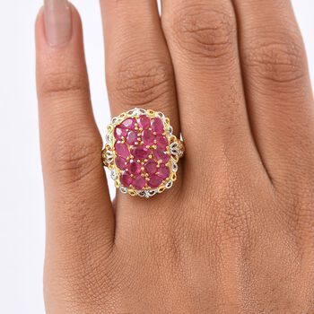 EverTrue Niassa Rubin zweifarbiger Ring - 4,31 ct.