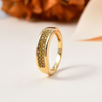 Gelber Diamant-Ring - 0,20 ct.