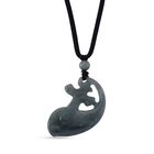 Natürlicher Olmek Jadeit Kette 70 cm ca. 30,00 ct.