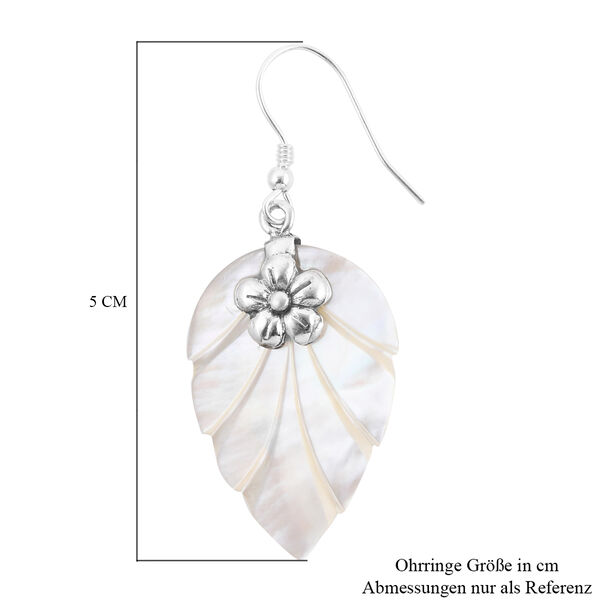 Royal Bali Kollektion - Perlmutt Ohrh&auml;nger 925 Silber&nbsp; image number 5