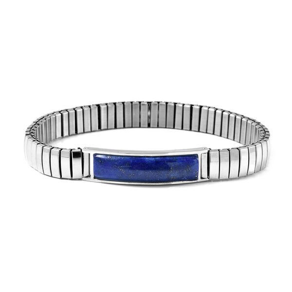 Flexibles Lapislazuli-Armband, ca.19 cm, ca. 18,50 ct