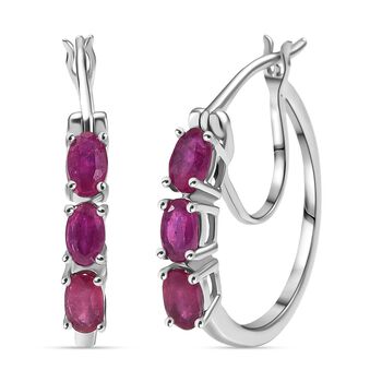 Afrikanische Rubin Ohrringe - 2,18 ct.