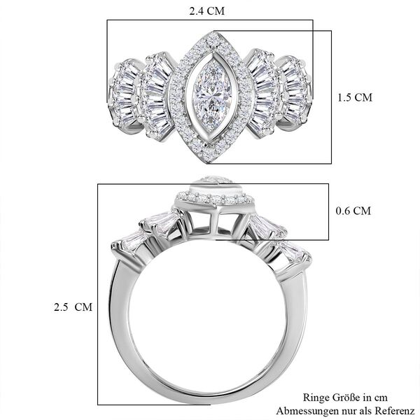 J Francis gefertigt mit SWAROVSKI- Swarovski Zirkonia Ring image number 7