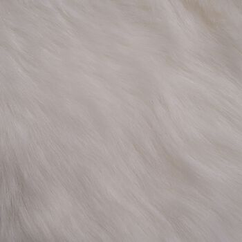 Kunstfell Teppich, wei&szlig;