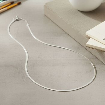 Designer-inspirierte Fischgr&auml;tenkette, 50+5cm