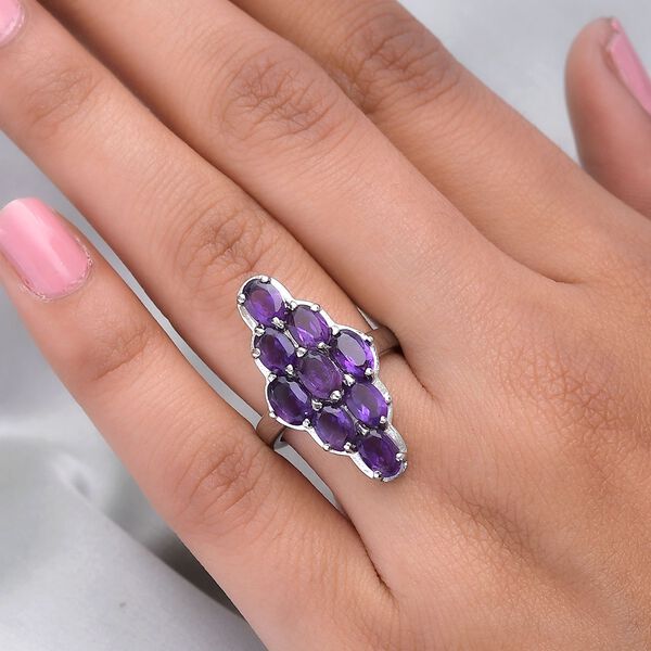 Afrikanischer Amethyst-Ring - 3,59 ct. image number 3