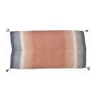 Plissee Schal mit Quasten und Farbverlauf, 180x90cm, rosa