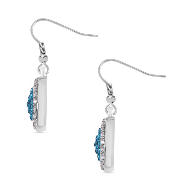 2er Set - Blauer Kristall Armband und Ohrringe image number 6