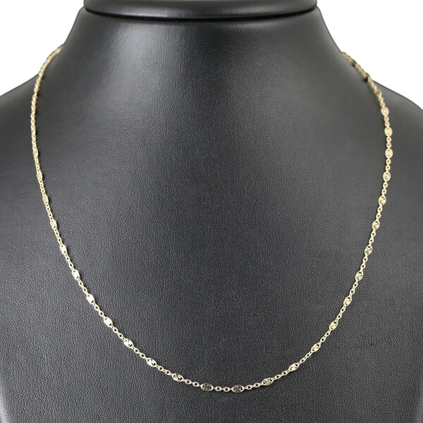 KONFETTI 925 Silber vergoldet Halskette ca. 45 cm ca. 2,65g