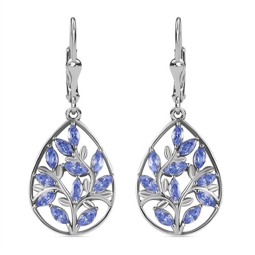 Tansanit Ohrringe - 2,02 ct. image number 0