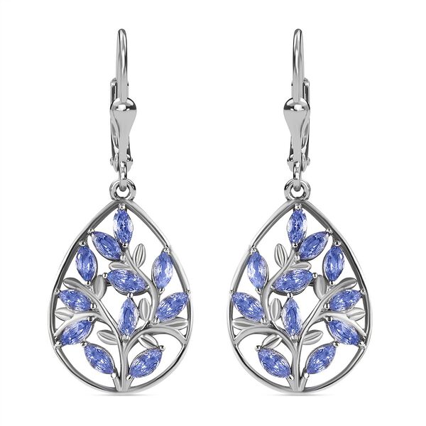 Tansanit Ohrringe - 2,02 ct.