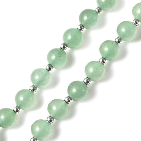 Grüne Aventurin-Halskette, ca. 45 cm, ca. 180,50 ct image number 4