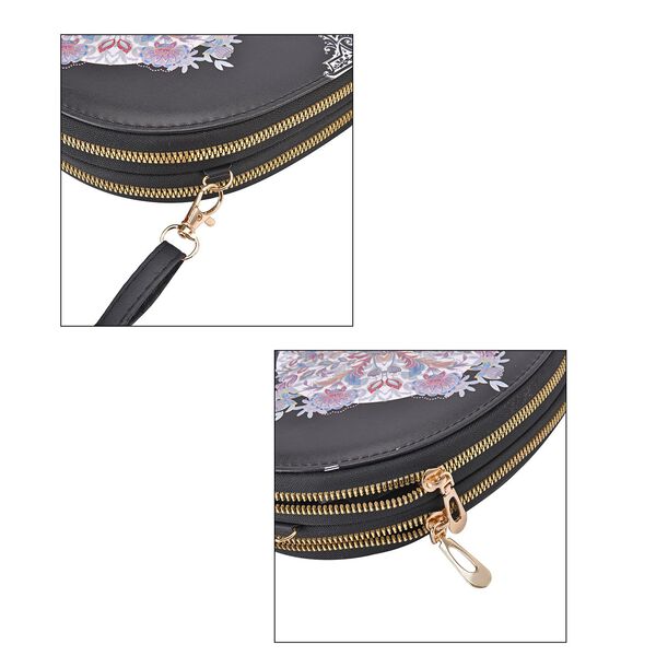 Umh&auml;ngetasche mit Multi-F&auml;chern und RFID Schutz, Suzani image number 5