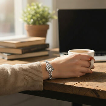 Gr&uuml;ner Kristall Armband ca. 19 cm + 5 cm Extender, Nickelfreies Messing