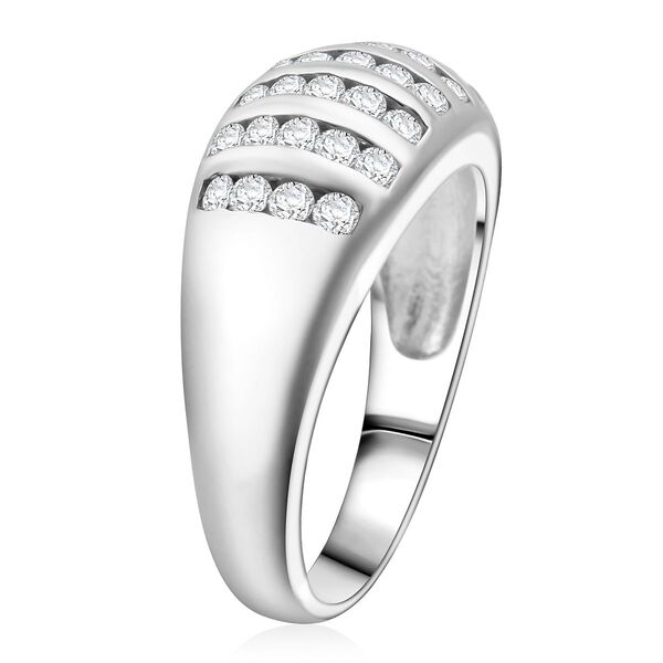 LUSTRO STELLA weißer Zirkonia Ring image number 4