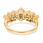 Diamant zertifiziert I1 G-H Ballerina Ring 585 Gelbgold image number 5