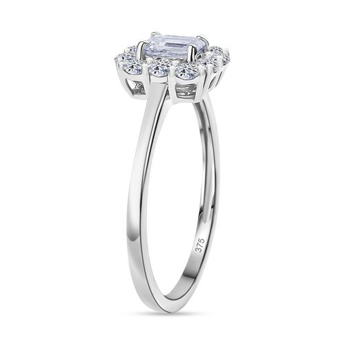 Lab Grown Diamant VS Ring 375 Gold (Größe 18.00) ca. 1,00 ct image number 4