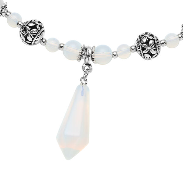 Opalith-Halskette in Silberton image number 2