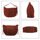 Hobo Tasche aus 100% echtem Leder, Größe 40,6x12,7x33 cm, Weinrot image number 5