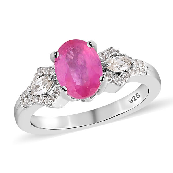 Premium Ilakaka Rosa Saphir und Zirkon-Ring - 2,24 ct. image number 4
