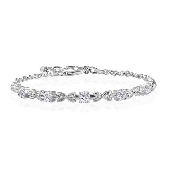 Moissanit Armband, 18+3,5cm - 1,22 ct. image number 0
