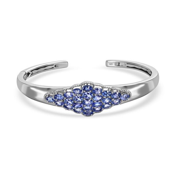 Tansanit-Cluster-Armreif - 6,50 ct.