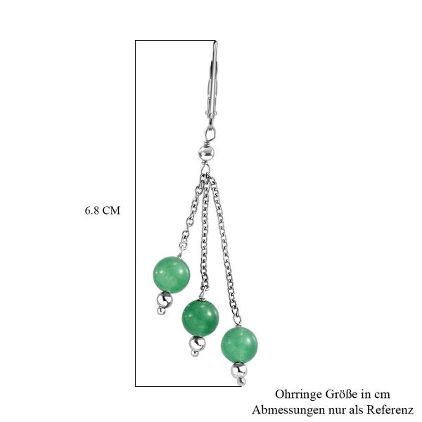 Gr&uuml;ne Quarz-Ohrringe - 10 ct. image number 5