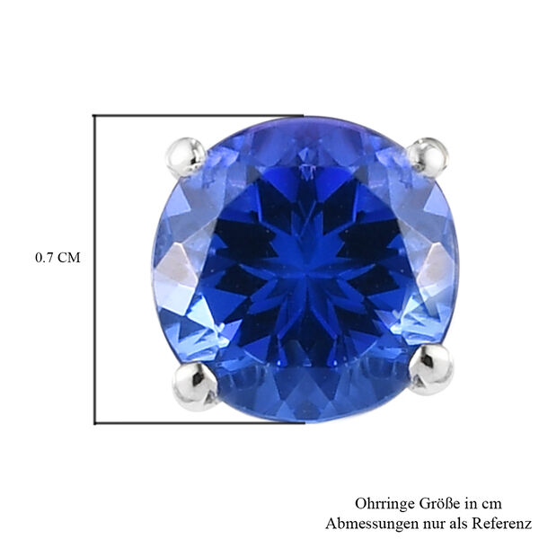RHAPSODY AAAA Tansanit-Ohrstecker, 950 Platin ca. 3,40 ct image number 5
