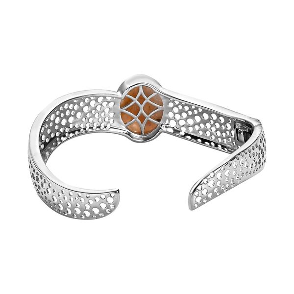 Spitze-Achat Designer Armreif ca. 19 cm, platiniert ca. 15.11 ct image number 4