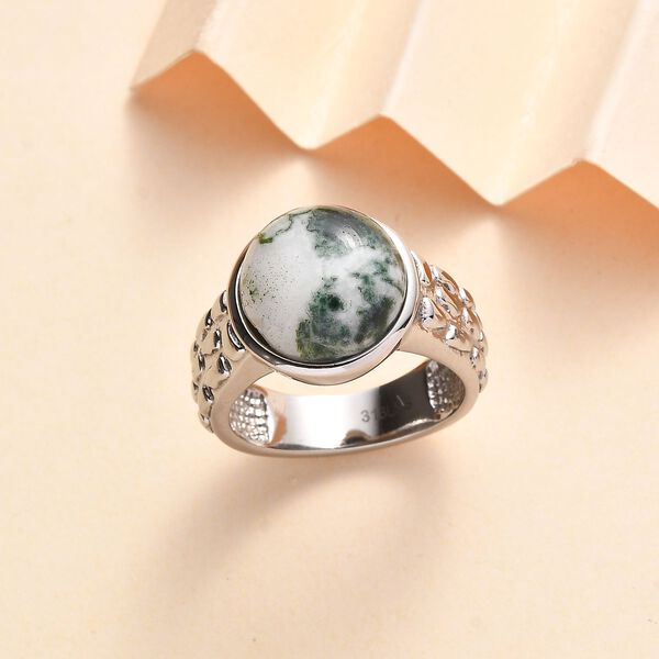 Moosachat Ring - 7,24 ct. image number 2